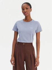 BOSS T-Shirt Esogo 50506973 Niebieski Slim Fit. Niebieskie t-shirty Boss, xl, bez wzorów, z bawełny, bez kołnierzyka, bez ramiączek. Za 229.99 zł.