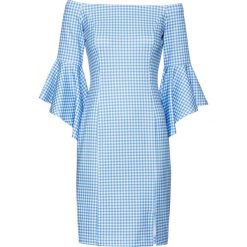 Sukienka bonprix niebiesko-biały. Sukienki marki Marie Zélie. Za 69.99 zł.