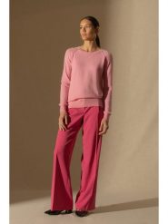 Perfect Cashmere Kaszmirowy sweter w kolorze jasnoróżowym rozmiar: XL. Różowe swetry Perfect Cashmere, xl, bez wzorów, z kaszmiru, bez ramiączek. Za 326.99 zł.