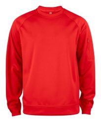Clique Basic Active Bluza z okrągłym dekoltem – red. Czerwone bluzy CLIQUE, xs, bez wzorów, bez kaptura. Za 156.04 zł.