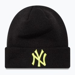 Czapka zimowa New Era Le Beanie Nyy. Czarne czapki zimowe New Era, bez wzorów. Za 129.99 zł.