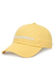 KARL LAGERFELD Czapka z daszkiem A1W33071 Beżowy jasny. Brązowe czapki z daszkiem KARL LAGERFELD, bez wzorów, z bawełny. Za 299.99 zł.