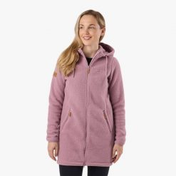 Bluza polarowa Turystyka Damska Swedemount JKT FLEECE. Fioletowe bluzy z polaru SWEDEMOUNT, bez wzorów, z polaru, trekkingowe. Za 399.99 zł.