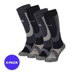 Skarpety narciarskie unisex 4 szt. Niebieskie skarpetki XTREME, bez wzorów, z materiału. W wyprzedaży za 220.75 zł.