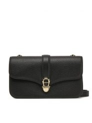 Aigner Torebka 132412 Czarny. Czarne listonoszki Aigner, bez wzorów, ze skóry, bez dodatków. Za 1,499.00 zł.