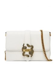 Just Cavalli Torebka 80RA5PA6 ZSA89 Biały. Białe kopertówki Just Cavalli, bez wzorów, ze skóry, wizytowe, bez dodatków. Za 660.99 zł.