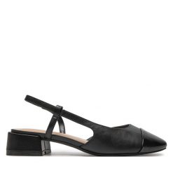 Sandały Call It Spring. Czarne sandały Call it Spring, bez wzorów, bez obcasa, na słupku, bez zapięcia. Za 249.99 zł.