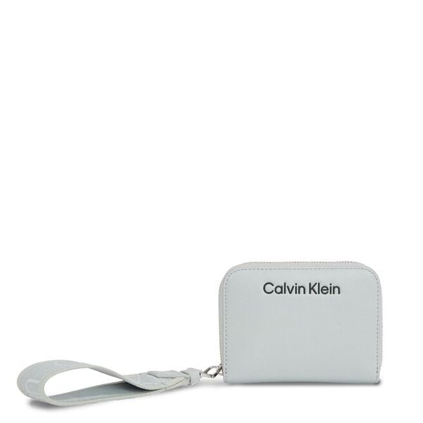 Portfel Calvin Klein. Szare portfele Calvin Klein, bez wzorów. Za 189.99 zł.