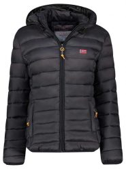 Geographical Norway Kurtka pikowana "Atikolor" w kolorze czarnym rozmiar: XL. Czarne kurtki Geographical Norway, xl, bez wzorów, bez kaptura. Za 162.87 zł.