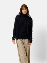 Just Cashmere Kaszmirowy kardigan "Debbie" w kolorze granatowym rozmiar: L. Niebieskie swetry Just Cashmere, l, bez wzorów, z kaszmiru, bez ramiączek. Za 410.94 zł.