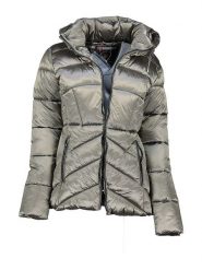 Geographical Norway Kurtka zimowa "Blanche" w kolorze szarym rozmiar: XXL. Szare kurtki Geographical Norway, na zimę, xxl, bez wzorów, z puchu, bez kaptura. Za 312.58 zł.
