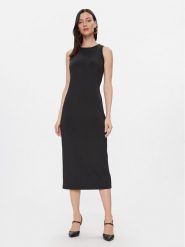 Max Mara Leisure Sukienka codzienna Baccano 2416621027 Czarny Regular Fit. Czarne sukienki Max Mara Leisure, na co dzień, xs, bez wzorów, z syntetyku, bez kołnierzyka, bez ramiączek, proste. Za 829.99 zł.