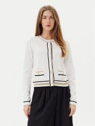 ARTIGLI Kardigan ACMA001909 Biały Regular Fit. Białe swetry Artigli, s, bez wzorów, z syntetyku, bez ramiączek. Za 269.99 zł.