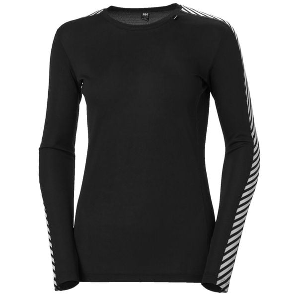 Bluza damska Helly Hansen lifa crew. Czarne bluzy Helly Hansen, xs, bez wzorów, z materiału, bez ramiączek, bez kaptura. Za 170.25 zł.