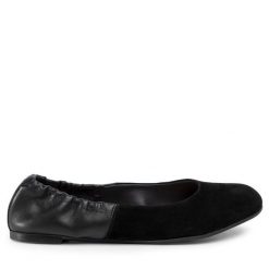 Baleriny Gino Rossi. Czarne baleriny Gino Rossi, bez wzorów, bez obcasa, bez zapięcia. Za 143.99 zł.