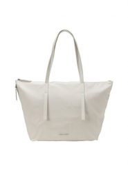 Marc O´Polo Shopper bag "Seija" w kolorze białym - 50 x 30 x 16 cm rozmiar: onesize. Białe shopper bag bez wzorów, z materiału, na ramię, bez dodatków. Za 315.50 zł.