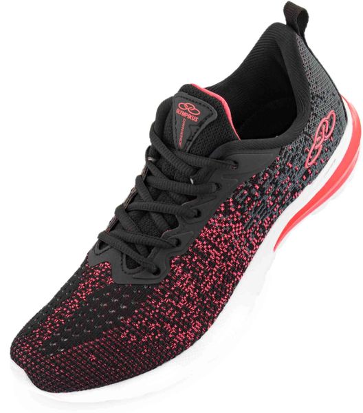 Buty Damskie Olympikus Gravidade Czarne. Czarne buty treningowe OLYMPIKUS, bez wzorów, z dzianiny, bez zapięcia, na fitness i siłownię. Za 301.99 zł.