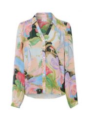 Nümph Bluzka damska - Nushailin Kobiety wiskoza (100%) wielokolorowy wzorzysty, 38. Bluzki Nümph, bez wzorów, z materiału, bez kołnierzyka, bez ramiączek. Za 399.95 zł.
