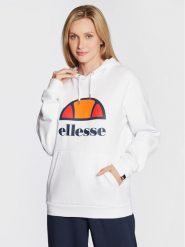 Ellesse Bluza Yuffie SRK12901 Biały Regular Fit. Białe bluzy Ellesse, bez wzorów, z bawełny, bez kaptura. Za 249.99 zł.