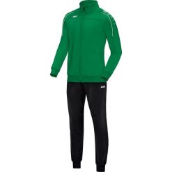 Dres Jako polyester Classico. Zielone spodnie sportowe JAKO, bez wzorów, z dresówki, sportowe. Za 360.00 zł.