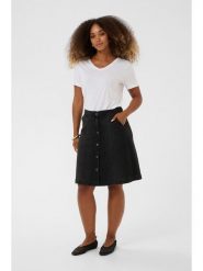 Cream Spódnica dżinsowa w kolorze czarnym rozmiar: 38. Czarne spódnice Cream, na co dzień, bez wzorów, midi, proste. Za 152.99 zł.