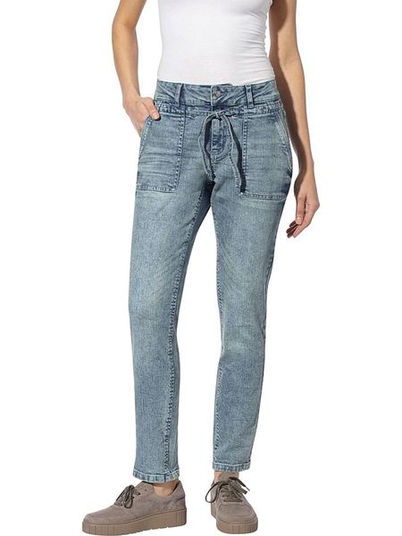 Heine Dżinsy w kolorze błękitnym rozmiar: 38. Niebieskie jeansy Heine, bez wzorów. Za 79.21 zł.