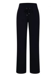 MAC Spodnie w kolorze czarnym rozmiar: 38/L30. Czarne spodnie materiałowe MAC, bez wzorów, z materiału, z podwyższonym stanem. Za 239.99 zł.