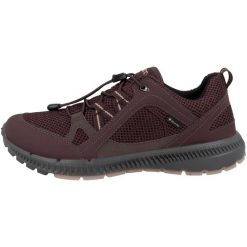 Buty do chodzenia damskie Ecco Terracruise II W Gtx Tex. Czerwone buty trekkingowe ECCO, z materiału, bez zapięcia. Za 778.00 zł.