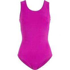 Kostium kąpielowy bonprix lila. Fioletowe stroje jednoczęściowe bonprix, bez wzorów. Za 54.99 zł.