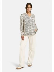 Milano Italy Bluzka w kolorze kremowo-czarnym rozmiar: 44. Brązowe bluzki Milano Italy, bez wzorów, z wiskozy, bez kołnierzyka, bez ramiączek. Za 152.99 zł.