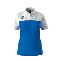 Damska koszulka polo Errea Bonnie. Niebieskie t-shirty sportowe ERREA, bez wzorów, bez ramiączek. Za 196.50 zł.