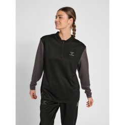 Bluza damska z zamkiem 1/2 z poliestru Hummel Off-Grid. Czarne bluzy Hummel, na zimę, bez wzorów, z poliesteru, bez ramiączek, bez kaptura. Za 188.50 zł.