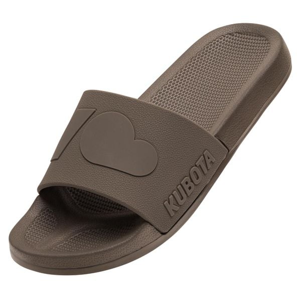 Kubota Klapki Basenowe Basic Plain Cloud. Brązowe klapki Kubota, bez wzorów, sportowe, bez obcasa, bez zapięcia. Za 99.99 zł.