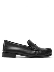Max Mara Mokasyny Mmloafer 24245262316 Czarny. Czarne mokasyny Max Mara, bez wzorów, ze skóry. Za 2,699.00 zł.
