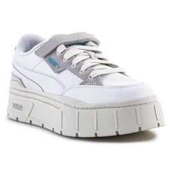 Buty Puma Mayze Stack Padded W 387225-01 białe. Białe buty treningowe bez wzorów, bez zapięcia. Za 788.82 zł.