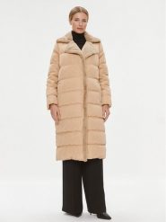 Fracomina Kurtka puchowa FJ23WC3002O42301 Brązowy Regular Fit. Brązowe kurtki Fracomina, na zimę, l, bez wzorów, z puchu, bez kaptura. Za 359.99 zł.