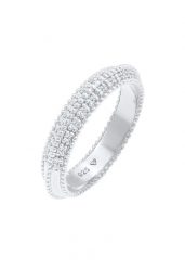Elli DIAMONDS Pierścionek zaręczynowy damski diament (0,12 ct.) w 925 Sterling Silver Pierścionki 1 ct Damski. Szare pierścionki Elli DIAMONDS, z diamentem, srebrne. Za 1,011.49 zł.