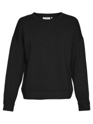 MOSS COPENHAGEN Bluza "Ima" w kolorze czarnym rozmiar: XS/S. Czarne bluzy Moss Copenhagen, s, bez wzorów, z wiskozy, bez ramiączek, bez kaptura. Za 153.45 zł.