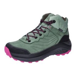 Damskie buty trekkingowe CMP Juukat WP Mid. Zielone buty trekkingowe CMP, z gumy, bez zapięcia. Za 471.00 zł.