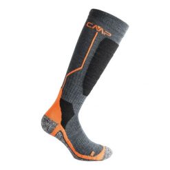 Skarpety narciarskie CMP SKI SOCK WOOL wełniane ocieplane antybakteryjne. Brązowe skarpetki CMP, bez wzorów, z wełny. Za 164.50 zł.