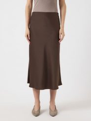 YAS Spódnica w kolorze brązowym rozmiar: XL. Brązowe spódnice YAS, na co dzień, xl, bez wzorów, midi, proste. Za 169.95 zł.