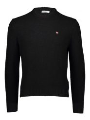 Napapijri Sweter w kolorze czarnym rozmiar: S. Czarne swetry Napapijri, s, bez wzorów, bez ramiączek. Za 202.98 zł.