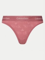 Calvin Klein Underwear Stringi 000QF7878E Różowy. Czerwone stringi Calvin Klein Underwear, bez wzorów. Za 69.99 zł.