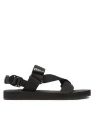 Jack Wolfskin Sandały Urban Entdeckung Belt Sandal W 4056801 Czarny. Czarne sandały Jack Wolfskin, bez wzorów, sportowe, bez obcasa, bez zapięcia. Za 219.99 zł.
