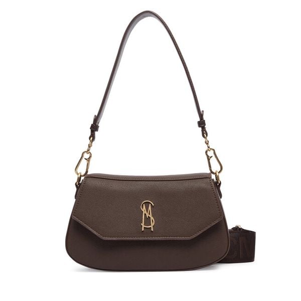 Torebka Steve Madden. Brązowe torebki klasyczne Steve Madden, bez wzorów, klasyczne, bez dodatków. Za 429.99 zł.