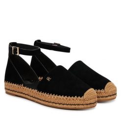 Espadryle Tommy Hilfiger. Czarne espadryle Tommy Hilfiger, bez wzorów, bez obcasa. Za 409.99 zł.