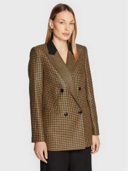 TWINSET Marynarka 222TT2317 Złoty Regular Fit. Żółte marynarki i żakiety Twinset, bez wzorów, z wełny, bez ramiączek. Za 1,699.00 zł.