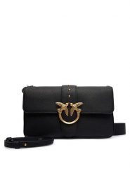 PINKO Torebka Love One Classic Slouchy Fl PLTT 104524 A2OX Czarny. Czarne torebki klasyczne Pinko, bez wzorów, ze skóry, bez dodatków. Za 1,409.00 zł.