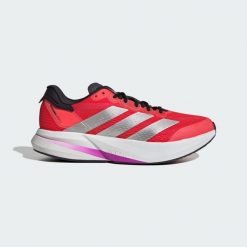 Buty Duramo Speed 2 Running. Czarne buty do biegania adidas, bez wzorów, z materiału, bez zapięcia, do biegania. W wyprzedaży za 335.20 zł.