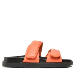 Klapki Bianco. Brązowe klapki Bianco, bez wzorów, bez obcasa, bez zapięcia. Za 449.99 zł.